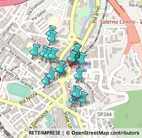 Mappa Via Irno, 84100 Salerno SA, Italia (0.171)