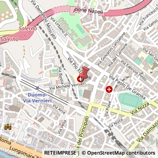 Mappa Via Michele Vernieri,  51, 84125 Salerno, Salerno (Campania)