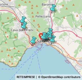 Mappa Via Giuseppe Paesano, 84125 Salerno SA, Italia (2.29545)