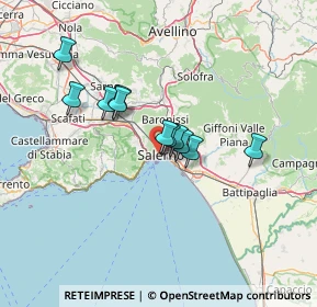 Mappa Via Giuseppe Paesano, 84125 Salerno SA, Italia (10.90636)