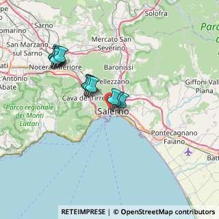 Mappa Via Giuseppe Paesano, 84125 Salerno SA, Italia (7.35071)