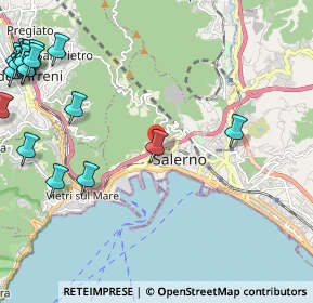 Mappa Via Giuseppe Paesano, 84125 Salerno SA, Italia (3.5775)