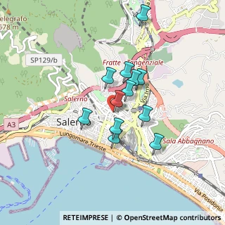 Mappa Via Nicola Aversano, 84124 Salerno SA, Italia (0.71083)
