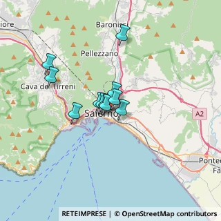 Mappa Via Nicola Aversano, 84124 Salerno SA, Italia (2.38455)