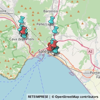 Mappa Via Giovanni Cuomo, 84100 Salerno SA, Italia (3.5585)