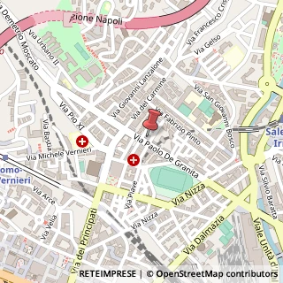 Mappa Via Renato de Martino, 16, 84124 Salerno, Salerno (Campania)