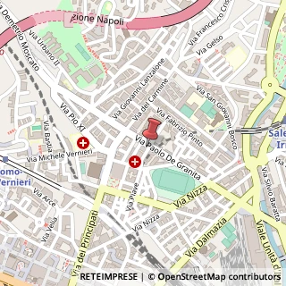 Mappa Via Aversano Nicola, 27, 84124 Salerno, Salerno (Campania)