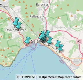 Mappa Via Gaspare Mosca, 84126 Salerno SA, Italia (2.61385)