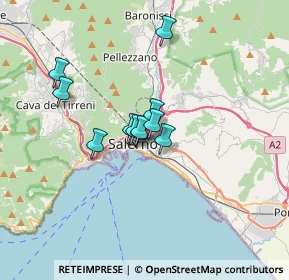 Mappa Via Santa Caterina Alessandrina, 84125 Salerno SA, Italia (2.32091)