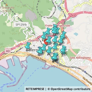Mappa Via Santa Caterina Alessandrina, 84125 Salerno SA, Italia (0.6485)