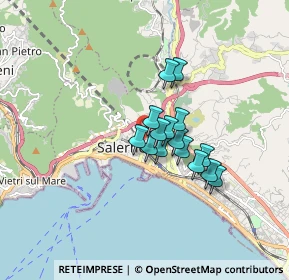 Mappa Via Santa Caterina Alessandrina, 84125 Salerno SA, Italia (1.18667)