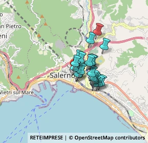 Mappa Via Pio Undicesimo, 84125 Salerno SA, Italia (1.0385)