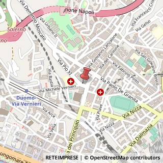 Mappa Via Michele Vernieri, 54, 84126 Salerno, Salerno (Campania)
