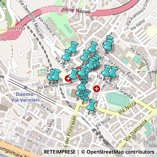 Mappa Via Santa Caterina Alessandrina, 84125 Salerno SA, Italia (0.159)