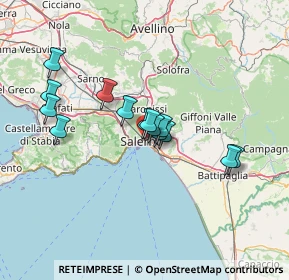 Mappa Via Santa Caterina Alessandrina, 84125 Salerno SA, Italia (11.93286)