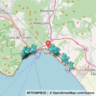 Mappa Via Fabio Mario, 84124 Salerno SA, Italia (4.12278)