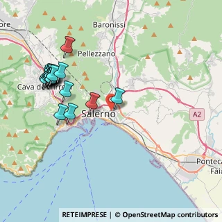 Mappa Via Fabio Mario, 84124 Salerno SA, Italia (5.001)