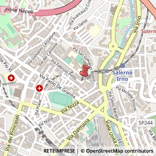 Mappa Via Fabrizio Pinto, 97, 84124 Salerno, Salerno (Campania)