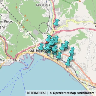 Mappa Via Fabio Mario, 84124 Salerno SA, Italia (1.14)