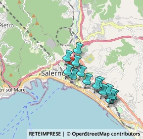 Mappa Via Francesco la Francesca, 84124 Salerno SA, Italia (1.65857)