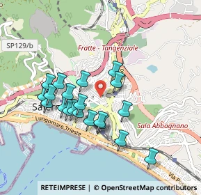 Mappa Via Fabrizio Pinto, 84134 Salerno SA, Italia (0.875)