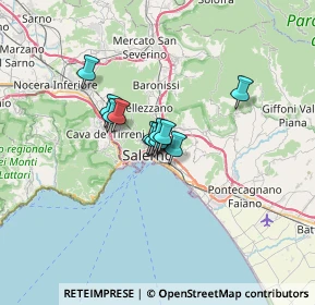 Mappa Via Fabrizio Pinto, 84134 Salerno SA, Italia (3.83545)