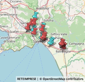 Mappa Via S. Nicola di Giovi, 84135 Salerno SA, Italia (10.2125)