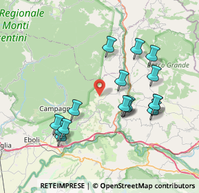 Mappa Via Serroni, 84020 Oliveto Citra SA, Italia (8.0375)