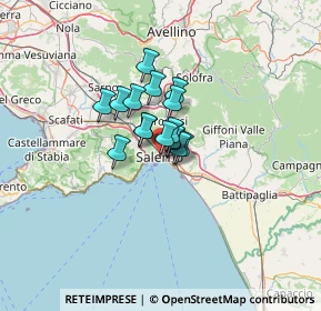 Mappa Via Saverio Avenia, 84125 Salerno SA, Italia (6.91563)