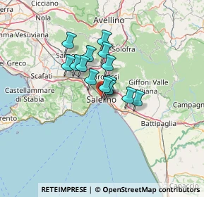 Mappa Via Saverio Avenia, 84125 Salerno SA, Italia (9.10143)