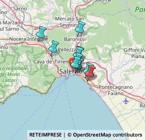 Mappa 84125 Salerno SA, Italia (3.59167)