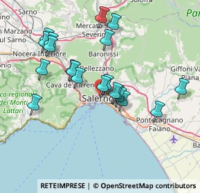 Mappa 84125 Salerno SA, Italia (7.55)