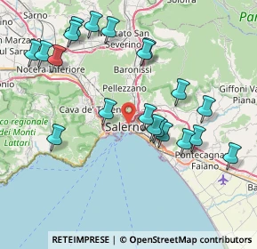 Mappa 84125 Salerno SA, Italia (9.066)