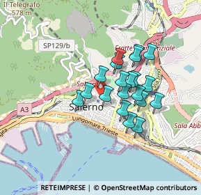 Mappa 84125 Salerno SA, Italia (0.6965)