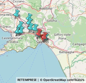 Mappa 84125 Salerno SA, Italia (13.73462)