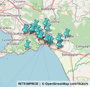 Mappa 84125 Salerno SA, Italia (9.9375)