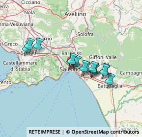 Mappa 84125 Salerno SA, Italia (11.52857)