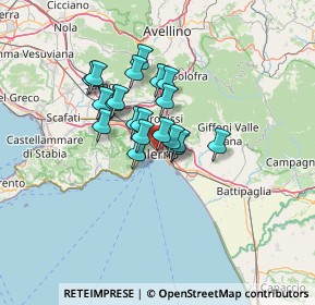 Mappa 84125 Salerno SA, Italia (9.711)