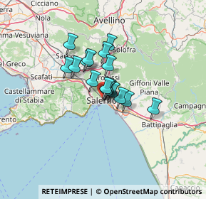 Mappa 84125 Salerno SA, Italia (8.20412)