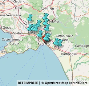 Mappa 84125 Salerno SA, Italia (9.10714)