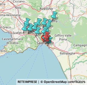 Mappa 84125 Salerno SA, Italia (8.99412)