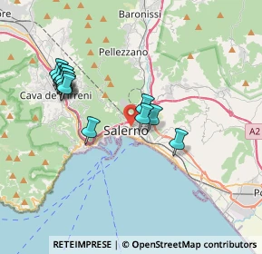 Mappa 84125 Salerno SA, Italia (3.87429)