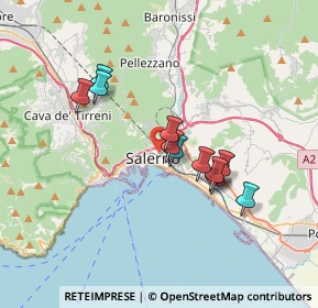 Mappa 84125 Salerno SA, Italia (3.09667)