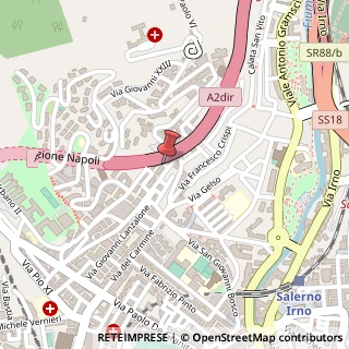 Mappa Via Antonio Manganario, 99, 84126 Salerno, Salerno (Campania)