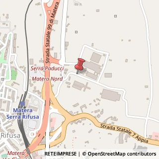 Mappa Contrada Serritello La Valle, 75100 Matera MT, Italia, 75100 Matera, Matera (Basilicata)