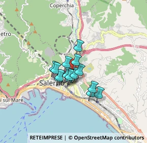 Mappa Via Garioponto, 84126 Salerno SA, Italia (1.06625)