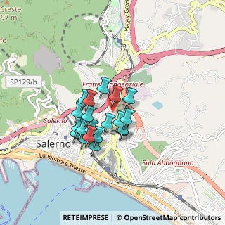 Mappa Via Andrea Alfano Bolino, 84126 Salerno SA, Italia (0.672)