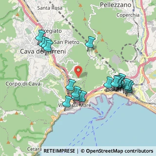 Mappa Via Giuseppe de Rosa, 84013 Cava de' Tirreni SA, Italia (2.2635)