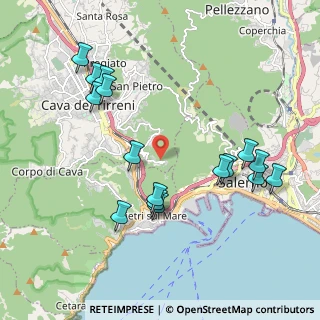 Mappa Via Giuseppe de Rosa, 84013 Cava de' Tirreni SA, Italia (2.325)