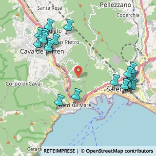 Mappa Via Giuseppe de Rosa, 84013 Cava de' Tirreni SA, Italia (2.732)